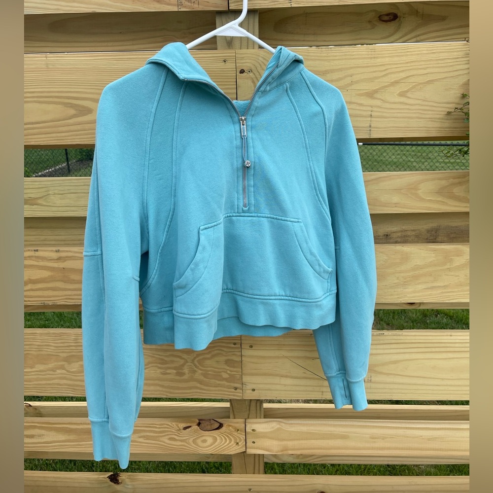 Women's Blue Hoodie Sweater
